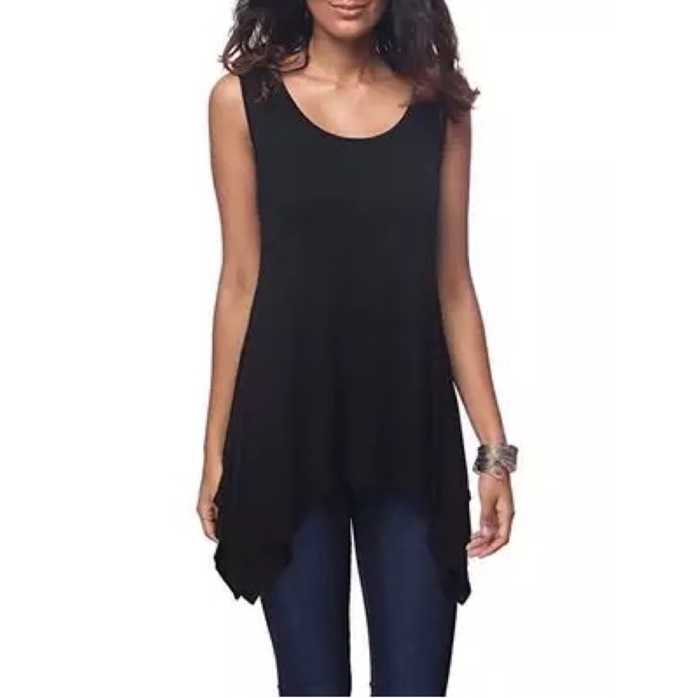 🌸 Black Summer Sleeveless Top